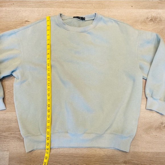 Mint Colored Oversized Crewneck Sweatshirt Women’s Large - Picture 4 of 8